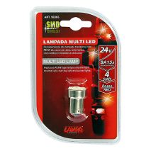 P21W 24V BA15s HYPER-LED12 ΛΑΜΠΑΚΙ ΚΟΚΚΙΝΟ (ΜΟΝΟΠΟΛΙΚΟ) BLISTER LAMPA - 1 ΤΕΜ. Auto Moto Tyres 