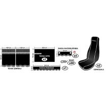 ΣΕΤ ΚΑΛΥΜΜΑΤΑ-ΚΟΥΡΤΙΝΑΚΙΑ-ΣΚΙΑΣΤΡΑ MELISSA ΜΑΥΡΟ 11 ΤΕΜΑΧΙΑ Auto Moto Tyres 