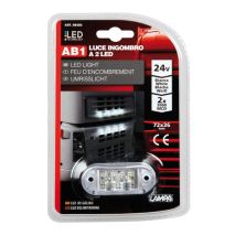 ΦΩΣ ΦΟΡΤΗΓΟΥ 2LED ΛΕΥΚΟ 24V 72mm Auto Moto Tyres 