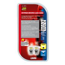 T10 W5W 24V 50lm HYPER-LED12 ΜΠΛΕ ΔΙΑΘΛΑΣΗΣ 4SMDx3chips (ΚΑΡΦΩΤΟ-ΔΙΠΛΟΕΣΤΙΑΚΟ- CAN-BUS)BLISTER 2ΤΕΜ. Auto Moto Tyres 