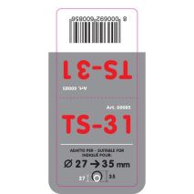 ΑΚΡΟ ΕΞΑΤΜΙΣΗΣ TS-31 Φ 27-35mm - ΟΒΑΛ ΛΟΞΟ Auto Moto Tyres 