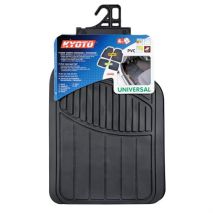Πατάκια  KYOTO UNIVERSAL Λάστιχο 4τεμ 67x46cm + 40x33cm Μαύρα Auto Moto Tyres 