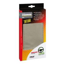 ΡΑΦΤΟ ΚΑΛΥΜΜΑ ΤΙΜΟΝΙΟΥ ΔΙΑΤΡΗΤΟ ΔΕΡΜΑΤΙΝΟ PREMIUM PERFORATED ΜΠΕΖ ΜΕ ΜΠΕΖ ΡΑΦΗ Auto Moto Tyres 