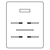 Διακόπτης Αλάρμ VW GOLF 5/JETTA 4PIN Auto Moto Tyres 