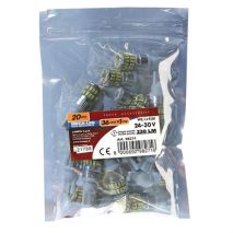 T10 W5W 24-28V W2,1x9,5d MEGA-LED36 220lm (ΔΙΠΛΗΣ ΠΟΛΙΚΟΤΗΤΑΣ) 20ΤΕΜ. Auto Moto Tyres 