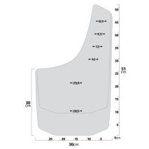 ΛΑΣΠΩΤΗΡΕΣ SPLASH-GUARDS MUD-MAX 4X4 SIZE 2 30x51cm 2ΤΕΜ. Auto Moto Tyres 