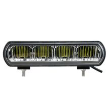 ΠΡΟΒΟΛΕΑΣ ΟΔΗΓΗΣΗΣ LED DRIVING LIGHT BAR ΜΑΥΡΟΣ 10-32V 40W 2090lm 4 CREE LED ΟΒΑΛ ΠΛΑΚΕ 222 x 55 x 100 mm M-TECH Auto Moto Tyres 