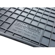 ΜΑΡΚΕ ΠΑΤΑΚΙΑ ΣΕ ΣΚΑΦΗ ΛΑΣΤΙΧΟ ΓΙΑ NISSAN PULSAR 2014+ ΣΕ ΜΑΥΡΟ ΧΡΩΜΑ ΜΕ ΚΟΥΜΠΩΜΑΤΑ CIK - 4 ΤΕΜ. Auto Moto Tyres 