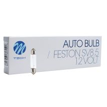 ΛΑΜΠΑΚΙΑ ΠΛΑΦΟΝΙΕΡΑΣ 5W 12V SV8,5 41mm STANDARD ΑΛΟΓΟΝΟΥ ΚΟΥΤΙ 10ΤΕΜ. Auto Moto Tyres 