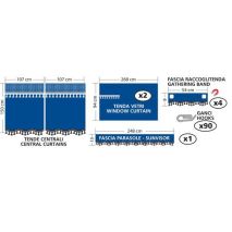 ΣΕΤ ΚΟΥΡΤΙΝΕΣ ΝΤΑΛΙΚΑΣ PREMIER ΚΡΕΜ (CREAM) 9ΤΕΜ. Auto Moto Tyres 