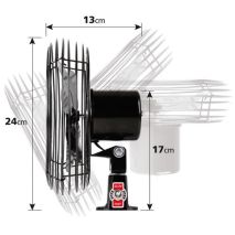 ΑΝΕΜΙΣΤΗΡΑΣ 24V ΜΕΤΑΛΛΙΚΟΣ ΜΑΥΡΟΣ 8 ΙΝΤΣΩΝ Auto Moto Tyres 