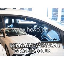 ΑΝΕΜΟΘΡΑΥΣΤΕΣ ΓΙΑ RENAULT MEGANE 5D 2016+ ΖΕΥΓΑΡΙ ΑΠΟ ΕΥΚΑΜΠΤΟ ΦΙΜΕ ΠΛΑΣΤΙΚΟ HEKO - 2 ΤΕΜ. Auto Moto Tyres 