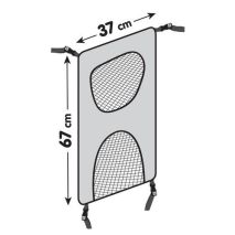 ΔΙΑΧΩΡΙΣΤΙΚΟ ΚΑΜΠΙΝΑΣ ΑΥΤΟΚΙΝΗΤΟΥ(ΠΡΟΣΤΑΤΕΥΤΙΚΟΣ ΦΡΑΓΜΟΣ ΚΑΘΙΣΜΑΤΩΝ) ΓΙΑ ΣΚΥΛΟΥΣ PET-5 (37 X 67 cm) Auto Moto Tyres 