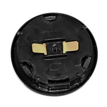 ΜΠΟΥΤΟΝ ΚΟΡΝΑΣ ΤΙΜΟΝΙΟΥ 2 ΕΠΑΦΩΝ ARGENTO LUISI 61,5 mm (ΧΡΩΜΙΟ/ΜΑΥΡΟ) Auto Moto Tyres 