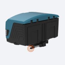 ΜΠΑΓΚΑΖΙΕΡΑ ΚΟΤΣΑΔΟΡΟΥ 400 LT TOWBOX V3 MARINE BLUE (ΜΠΛΕ) ΜΕ LED ΦΑΝΑΡΙΑ Auto Moto Tyres 