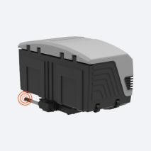 ΜΠΑΓΚΑΖΙΕΡΑ ΚΟΤΣΑΔΟΡΟΥ 400 LT TOWBOX V3 CLASSIC GREY (ΓΚΡΙ) ΜΕ LED ΦΑΝΑΡΙΑ Auto Moto Tyres 