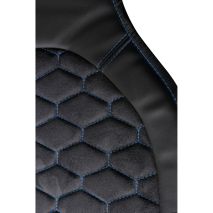 ΠΛΑΤΟΚΑΘΙΣΜΑΤΑ DAYTONA ΔΕΡΜΑΤΙΝΗ/ΠΟΛΥΕΣΤΕΡΙΚΑ ΜΑΥΡΟ/ΜΠΛΕ ΚΥΨΕΛΩΤΟ 2ΤΕΜ. Auto Moto Tyres 