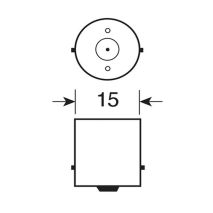 P21W 24/28V BA15s 30lm HYPER-LED24 ΠΟΡΤΟΚΑΛΙ (ΜΟΝΟΠΟΛΙΚΟ) BLISTER 1ΤΕΜ. Auto Moto Tyres 