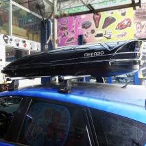 KIT ΜΕ ΜΠΑΡΕΣ ΟΡΟΦΗΣ ΓΙΑ MAZDA 3 5D 2003-2013 ΑΛΟΥΜΙΝΙΟΥ ΚΑΙ ΜΠΑΓΚΑΖΙΕΡΑ ΟΡΟΦΗΣ MANIA 460 DUO MENABO (AL2-3360/MB-FIX509FP-3290/MB-3540/MB) Auto Moto Tyres 