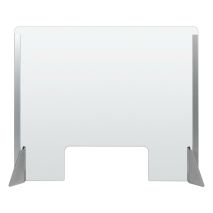 ΠΡΟΣΤΑΤΕΥΤΙΚΟ ΔΙΑΧΩΡΙΣΤΙΚΟ ΤΖΑΜΙ PLEXIGLASS 3mm 66x56cm ΜΕ ΤΡΥΠΑ ΚΑΙ ΒΑΣΕΙΣ ΣΤΗΡΙΞΗΣ ΑΛΟΥΜΙΝΙΟΥ Auto Moto Tyres 