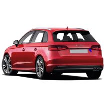 ΤΡΙΜ ΜΑΡΚΕ ΠΟΡΤ ΜΠΑΓΚΑΖ ΧΡΩΜΙΟ ΓΙΑ AUDI A3 5D 2013-2017 Auto Moto Tyres 
