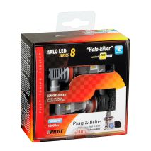 H8 / H9 / H1 1 / H16 ΛΑΜΠΑ 9-32V 6.500K 5.000lm 50W PGJ19-X HALO LED SERIE 8 HALO-KILLER 6LED ZES LED KIT - 2 ΤΕΜ. Auto Moto Tyres 