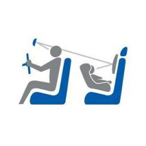 ΚΑΘΡΕΠΤΗΣ ΓΙΑ ΠΡΟΣΚΕΦΑΛΟ ΚΑΘΙΣΜΑΤΟΣ ΣΤΡΟΓΓΥΛΟΣ 170mm BABY SAFETY VIEW ΜΕ ΙΜΑΝΤΑ ΣΤΗΡΙΞΗΣ LAMPA - 1 ΤΕΜ. Auto Moto Tyres 