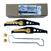 ΣΥΣΤΗΜΑ ΣΤΑΘΕΡΟΠΟΙΗΣΗΣ / ΜΕΤΑΦΟΡΑΣ ΣΚΑΛΑΣ RHINO SAFE CLAMP ΣΕ ΜΠΑΡΕΣ ΟΡΟΦΗΣ - 2 ΤΕΜ. Auto Moto Tyres 