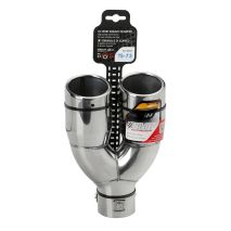 ΑΚΡΟ (ΜΠΟΥΚΑ) ΕΞΑΤΜΙΣΗΣ ΔΙΠΛΗ ΟΒΑΛ TS-73 37>60mm (ΜΗΚΟΣ: 228mm / ΦΑΡΔΟΣ: 163mm) LAMPA - 1 TEM. Auto Moto Tyres 