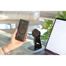 Επιτραπέζια Μαγνητική Βάση Στήριξης Κινητού Mag Wireless Stand της σειράς Optiline για Λείες, Επίπεδες Επιφάνειες με δυνατότητα ασύρματης φόρτισης Max Power 15W, 15 μαγνήτες και 2 αυτοκόλλητα, μεταλλικά δακτυλίδια Auto Moto Tyres 