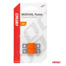 ΑΣΦΑΛΕΙΕΣ MIDIVAL 30A AMIO - 2 Τεμ. Auto Moto Tyres 