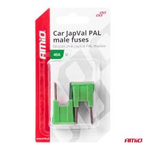 ΑΣΦΑΛΕΙΕΣ JapVal PAL U ΑΡΣΕΝΙΚΕΣ 40A ΣΕ ΠΡΑΣΙΝΟ ΧΡΩΜΑ AMIO - 2 Τεμ. Auto Moto Tyres 