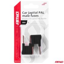 ΑΣΦΑΛΕΙΕΣ JapVal PAL U ΑΡΣΕΝΙΚΕΣ 80A ΣΕ ΜΑΥΡΟ ΧΡΩΜΑ AMIO - 2 Τεμ. Auto Moto Tyres 