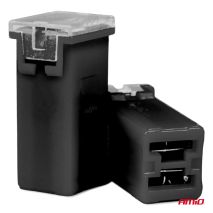 ΑΣΦΑΛΕΙΕΣ JapVal PAL ΜΙΝΙ 14mm ΘΗΛΥΚΕΣ 80A ΣΕ ΜΑΥΡΟ ΧΡΩΜΑ AMIO - 2 Τεμ. Auto Moto Tyres 