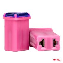 ΑΣΦΑΛΕΙΕΣ JapVal PAL ΜICRO 11mm ΘΗΛΥΚΕΣ 30A ΣΕ ΡΟΖ ΧΡΩΜΑ AMIO - 2 Τεμ. Auto Moto Tyres 