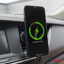 ΒΑΣΗ ΣΤΗΡΙΞΗΣ ΚΙΝΗΤΟΥ ΓΙΑ ΑΕΡΑΓΩΓΟ ΜΑΓΝΗΤΙΚΗ ΜΕ ΑΣΥΡΜΑΤΗ ΦΟΡΤΙΣΗ QUICK CHARGE 2A MAX15W MY MAG AMIO - 1 Τεμ. Auto Moto Tyres 