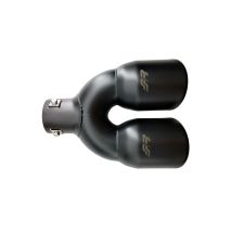 ΑΚΡΟ (ΜΠΟΥΚΑ) ΕΞΑΤΜΙΣΗΣ ΔΙΠΛΗ ΣΕ ΜΑΥΡΟ ΧΡΩΜΑ Φ34-57 mm (ΜΗΚΟΣ 240 mm/ΔΙΑΜΕΤΡΟΣ ΕΞΩΤΕΡΙΚΗ 185x90mm) SIMONI RACING  - 1 τεμ. Auto Moto Tyres 