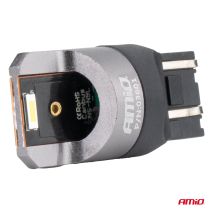 ΛΑΜΠΑΚΙΑ W21/5W 7443 12/24V 6.000K 2xSMD LED FULL CAN-BUS ΛΕΥΚΟ PRO SERIES  AMIO - 2 Τεμ. Auto Moto Tyres 