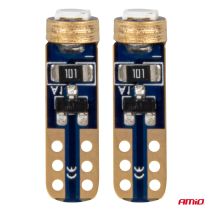 ΛΑΜΠΑΚΙΑ T5 W1W 12V 1SMD LED ΜΠΛΕ AMIO - 2 ΤΕΜ. Auto Moto Tyres 