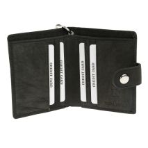 ΠΟΡΤΟΦΟΛΙ ΔΕΡΜΑΤΙΝΟ ΓΙΑ ΚΑΡΤΕΣ & ΧΡΗΜΑΤΑ BIKER WALLET ME 45cm ΑΛΥΣΙΔΑ RFID ΠΡΟΣΤΑΣΙΑ ΣΕ ΜΑΥΡΟ ΧΡΩΜΑ LAMPA - 1 Τεμ. Auto Moto Tyres 