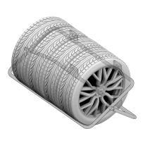 ΒΑΣΗ ΤΟΙΧΟΥ/ΣΤΗΡΙΓΜΑΤΑ ΕΛΑΣΤΙΚΩΝ/ΖΑΝΤΩΝ XL ΠΤΥΣΣΟΜΕΝΟ 150kg MAX 147,5cm Φ3,2cm LAMPA - 1 ΤΕΜ. Auto Moto Tyres 