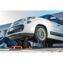 ΡΑΜΠΑ ΑΝΥΨΩΣΗΣ ΑΥΤΟΚΙΝΗΤΟΥ XL ΑΤΣΑΛΙΝΗ max200kg 94x32x27cm LAMPA - 2 ΤΕΜ. Auto Moto Tyres 