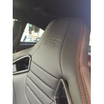 ΚΑΘΙΣΜΑ EMERSON ΑΝΑΚΛΙΝΟΜΕΝΟ ΣΥΝΟΔΗΓΟΥ ΜΑΥΡΟ/CARBON ΑΠΟ ΟΙΚΟΛΟΓΙΚΟ ΔΕΡΜΑ ΜΕ ΚΟΚΚΙΝΗ ΡΑΦΗ ΜΕ ΣΙΔΗΡΟΔΡΟΜΟ SIMONI RACING - 1 τεμ. Auto Moto Tyres 