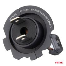 ΛΑΜΠΕΣ LED H7/Η18 12V 60W 6.000K 5.600lm +400% LED CAN-BUS HYBRID SERIES AMIO - 2 ΤΕΜ. Auto Moto Tyres 