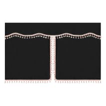 ΚΟΥΡΤΙΝΕΣ ΝΤΑΛΙΚΑΣ LUXURY PRO CABIN ΜΑΥΡΟ / ΚΟΚΚΙΝΟ ΣΕΤ LAMPA - 8 ΤΕΜ. Auto Moto Tyres 