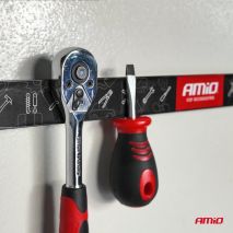 ΜΑΓΝΗΤΙΚΗ ΒΑΣΗ ΤΟΙΧΟΥ ΣΤΕΡΕΩΣΗΣ ΕΡΓΑΛΕΙΩΝ ΣΕ 3 ΛΩΡΙΔΕΣ 1x20cm/1x30,5cm/1x46cm AMIO - ΣΕΤ 3 ΤΕΜ. Auto Moto Tyres 