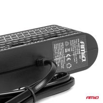 ΑΝΤΑΠΤΟΡΑΣ ΑΝΑΠΤΗΡΑ 12/24V 120W ΜΑΥΡΟΣ - 4 ΘΕΣΕΙΣ - 2xUSB-A + 1xUSB-C - ΚΑΛΩΔΙΟ 80cm AMIO - 1 Τεμ. Auto Moto Tyres 