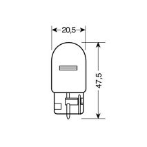 ΛΑΜΠΑ ΑΚΑΛΥΚΗ ΓΙΓΑΣ 12V/W21W Auto Moto Tyres 