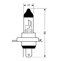 H4 XENON-BLUE 12V 100/80W 4.500Κ Auto Moto Tyres 