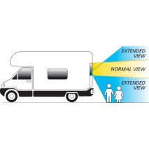 ΚΑΘΡΕΠΤΗΣ ΠΙΣΩ ΤΖΑΜΙΟΥ ΕΥΡΥΓΩΝΙΟΣ-ΠΡΙΣΜΑΤΙΚΟΣ (ΜΑΤΙ ΤΟΥ ΨΑΡΙΟΥ)  205mmx250mm Auto Moto Tyres 